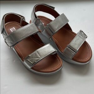Fitflop Sandals metallic silver